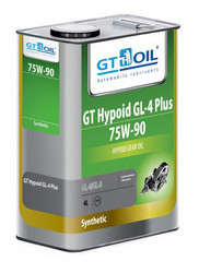 Gt oil Трансмиссионное масло GT Hypoid GL-4 Plus, 4л, 4 л