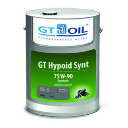 Gt oil Трансмиссионное масло GT Hypoid Synt SAE 75W-90 GL-5 (20л), 20 л