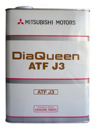 Mitsubishi Трансмиссионное масло DiaQueen ATF Fluid J3 (4 л), 4 л