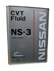 Nissan Трансмиссионное масло CVT Fluid NS-3 (4л), 4 л