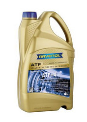 Ravenol Трансмиссионное масло ATF+4 Fluid (4 л) new, 4 л